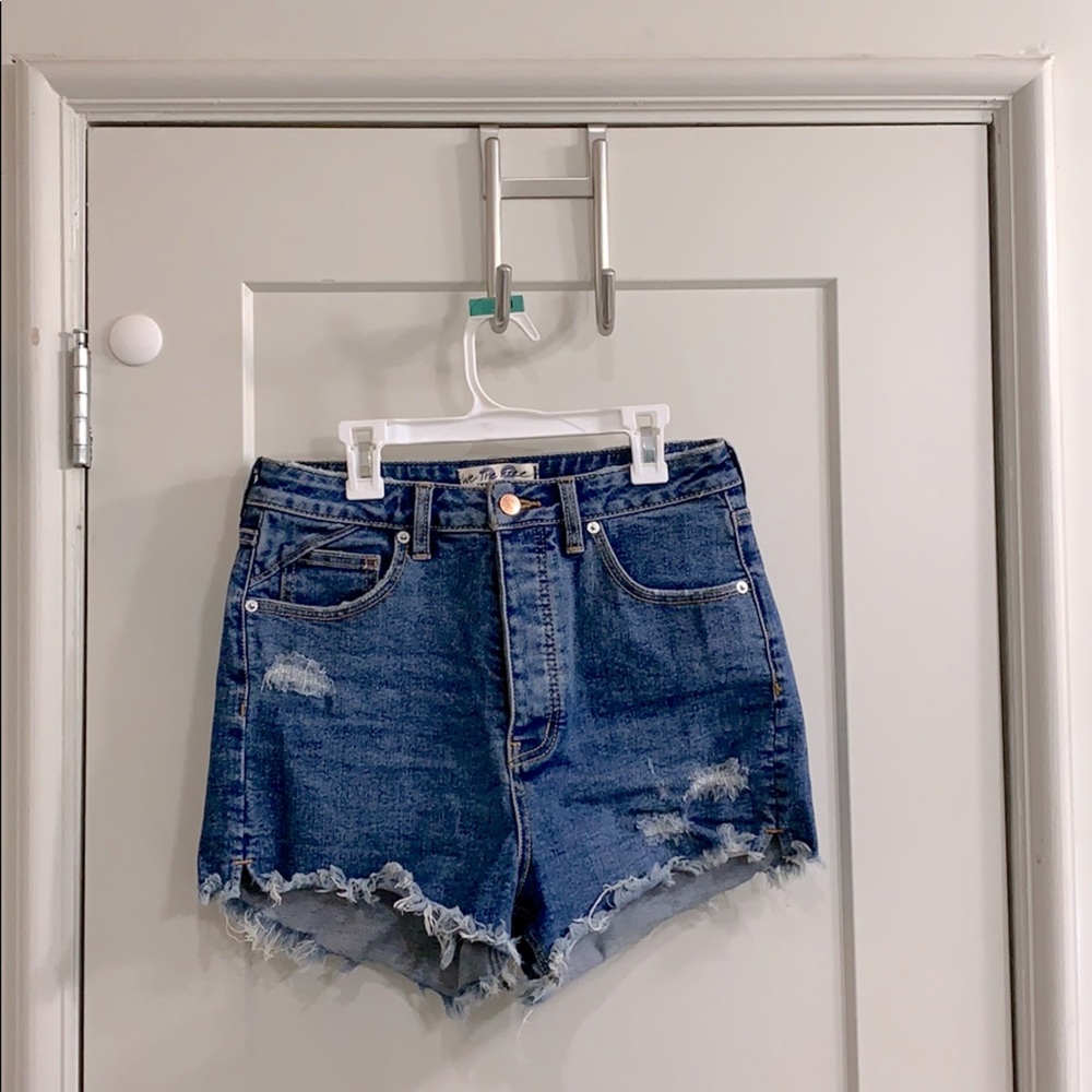 Free People High Waisted Denim Shorts